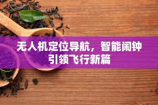 无人机定位导航，智能闹钟引领飞行新篇