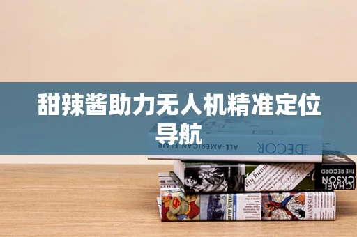 甜辣酱助力无人机精准定位导航