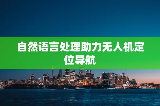 自然语言处理助力无人机定位导航